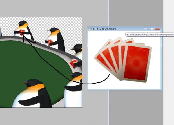 Creation of World Series of Penguins: Step 9
